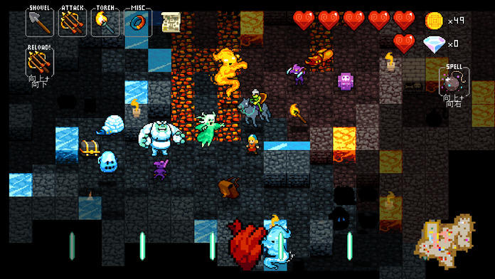Crypt of the NecroDancer Pocket Edition Game Screenshot