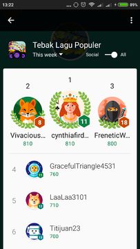 TEBAK LAGU POPULER Game Screenshot