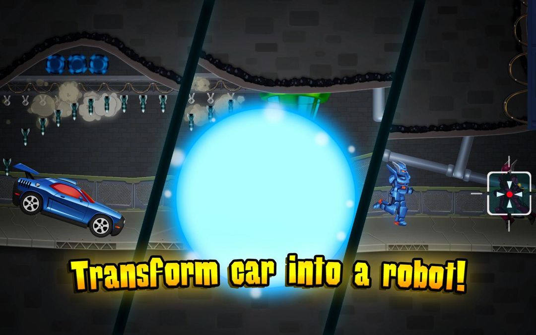 Screenshot of Automatrons 2: Robot Car Transformation Race Game