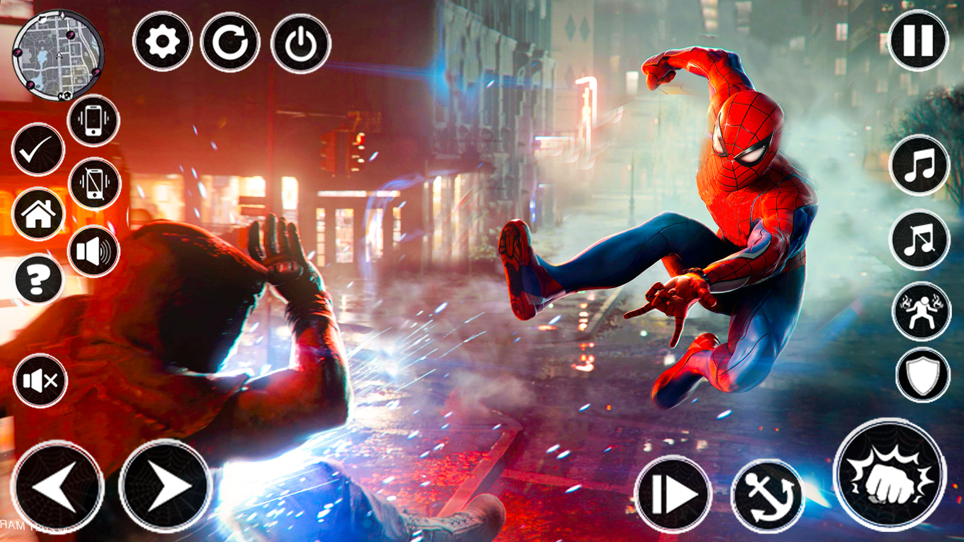 Spider Superhero Fighting Game ภาพหน้าจอเกม