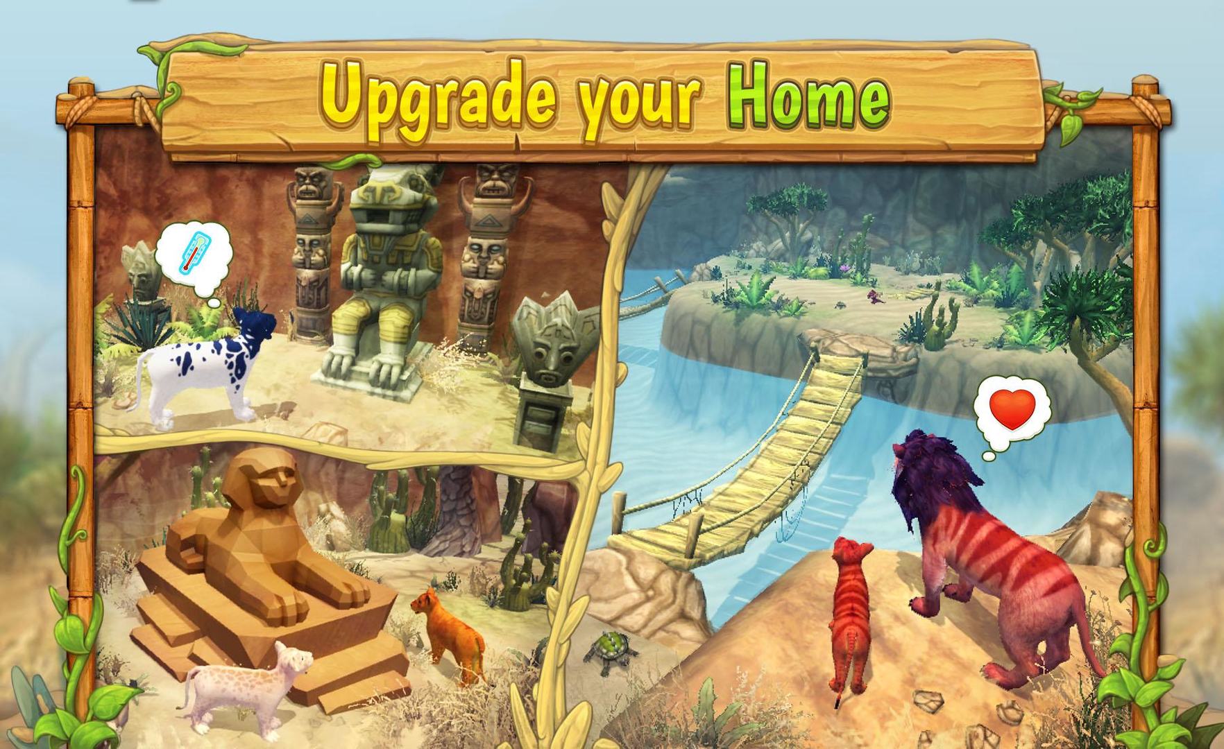 Screenshot of Lion Family Sim Online - Animal Simulator