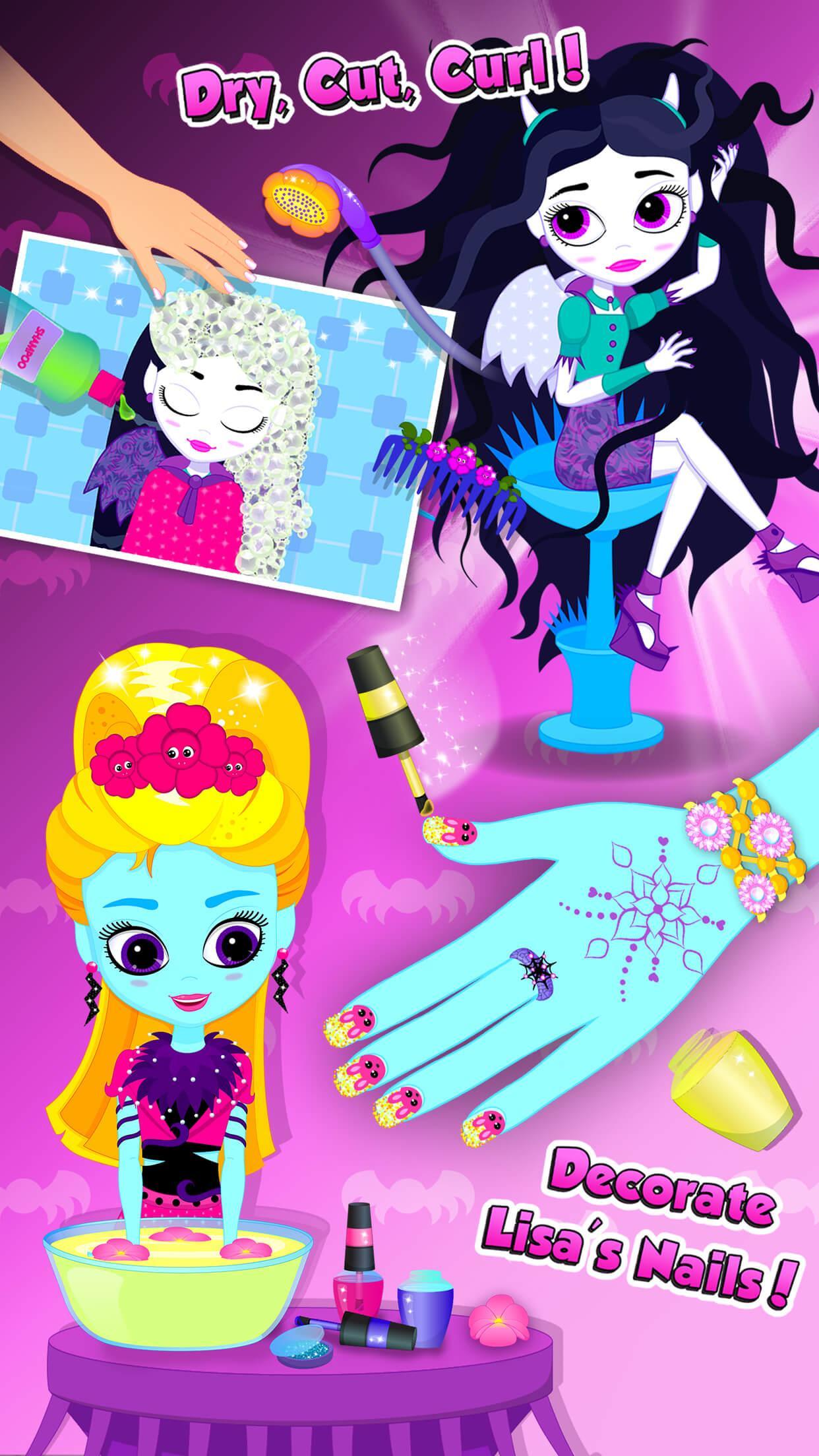 Monster Sisters Summer Party Game Screenshot