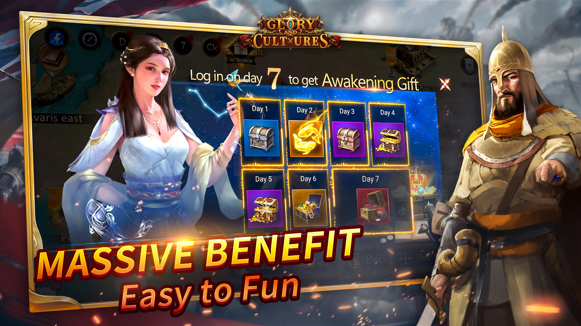 Glory and Cultures Game Screenshot