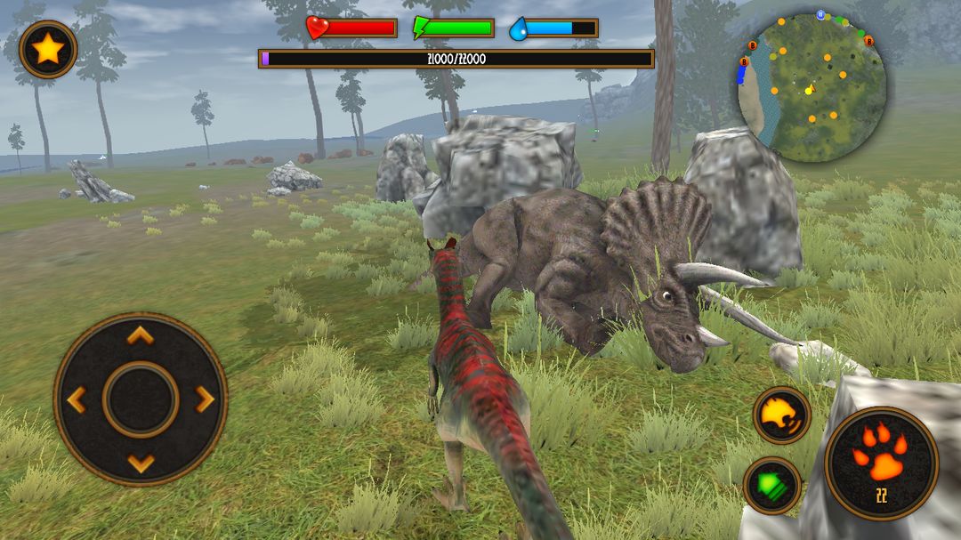 Clan of Dilophosaurus screenshot game