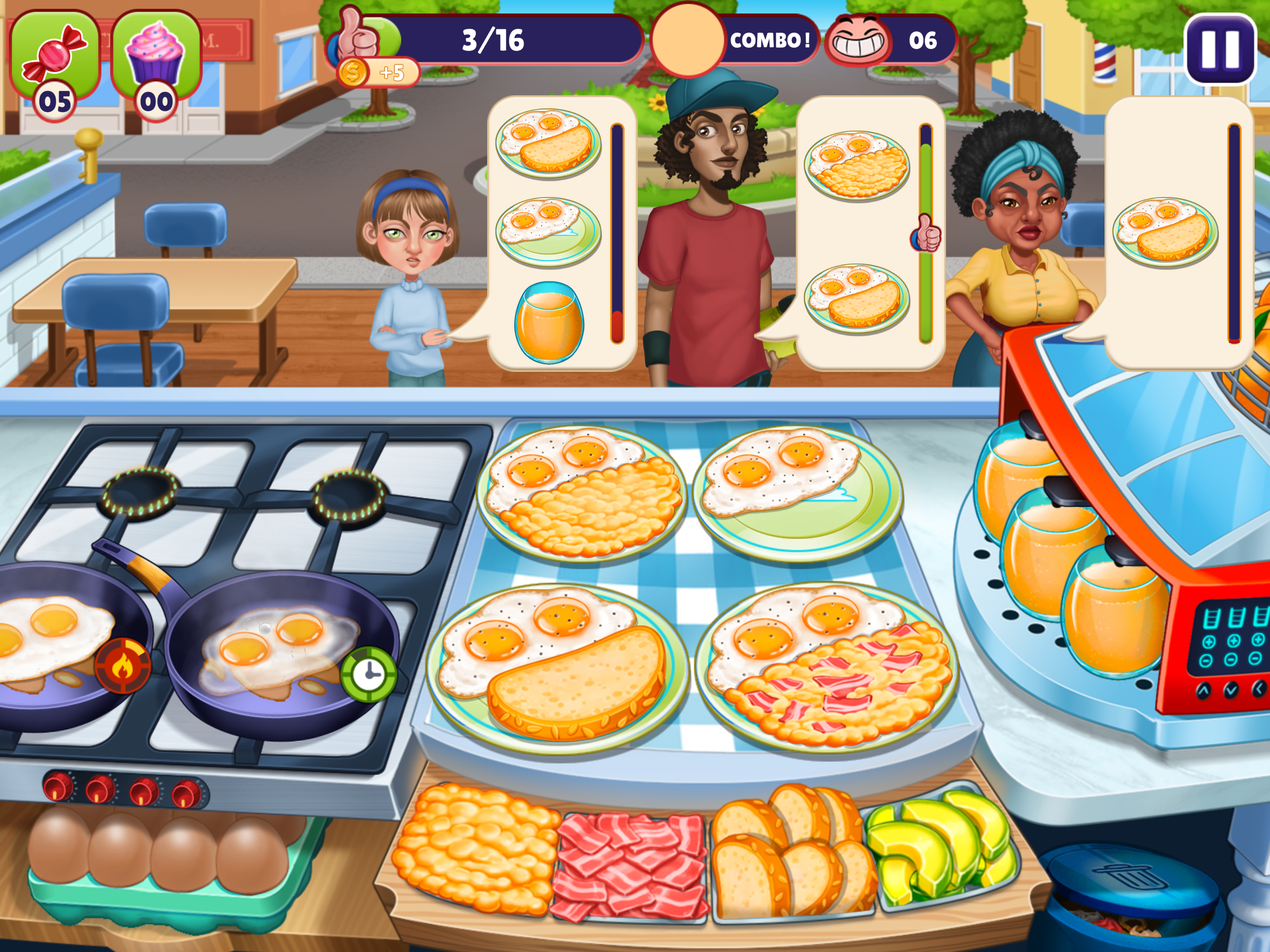 Screenshot of Master Chef Fever:Cooking Papa