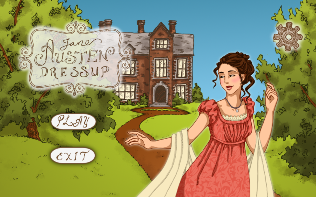 Jane Austen Dress Up 게임 스크린 샷