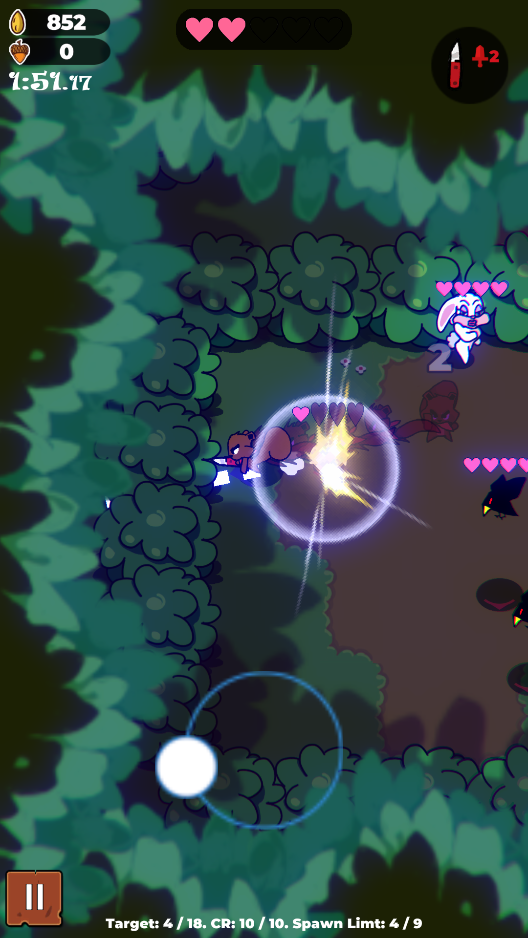 Captura de Tela do Jogo Get Nuts: Bicho Ação