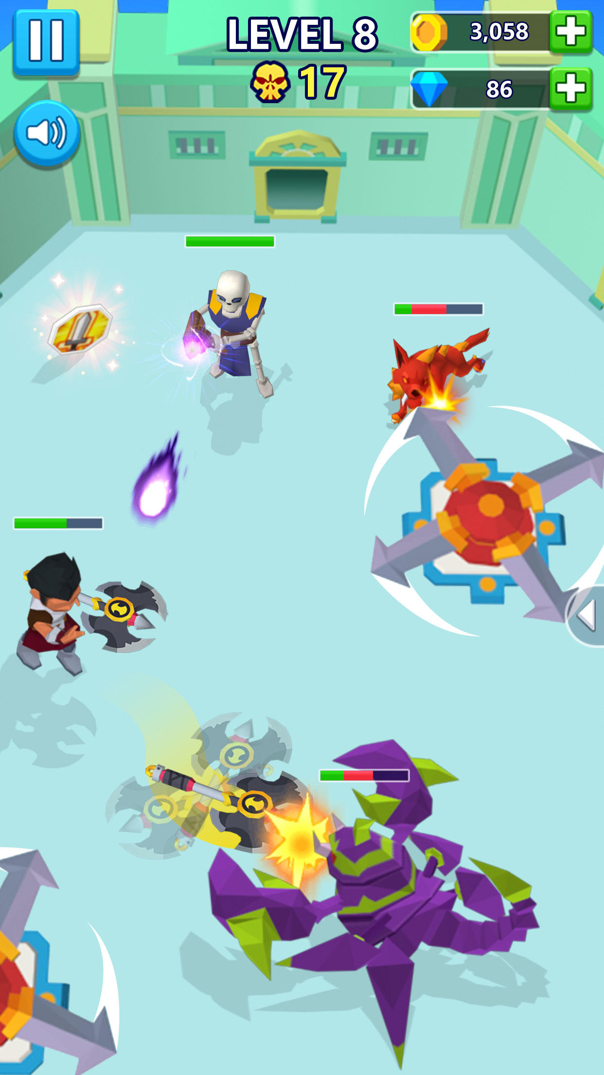 Spin Sword-One Kill Game Screenshot