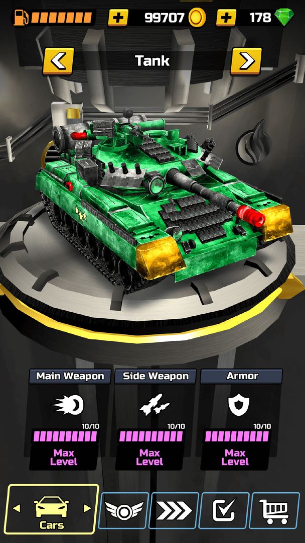 Screenshot of Chaos Road: Combat Car Racing