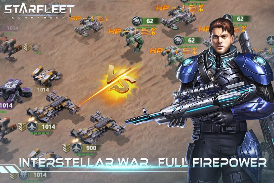 Screenshot of StarFleet Commander