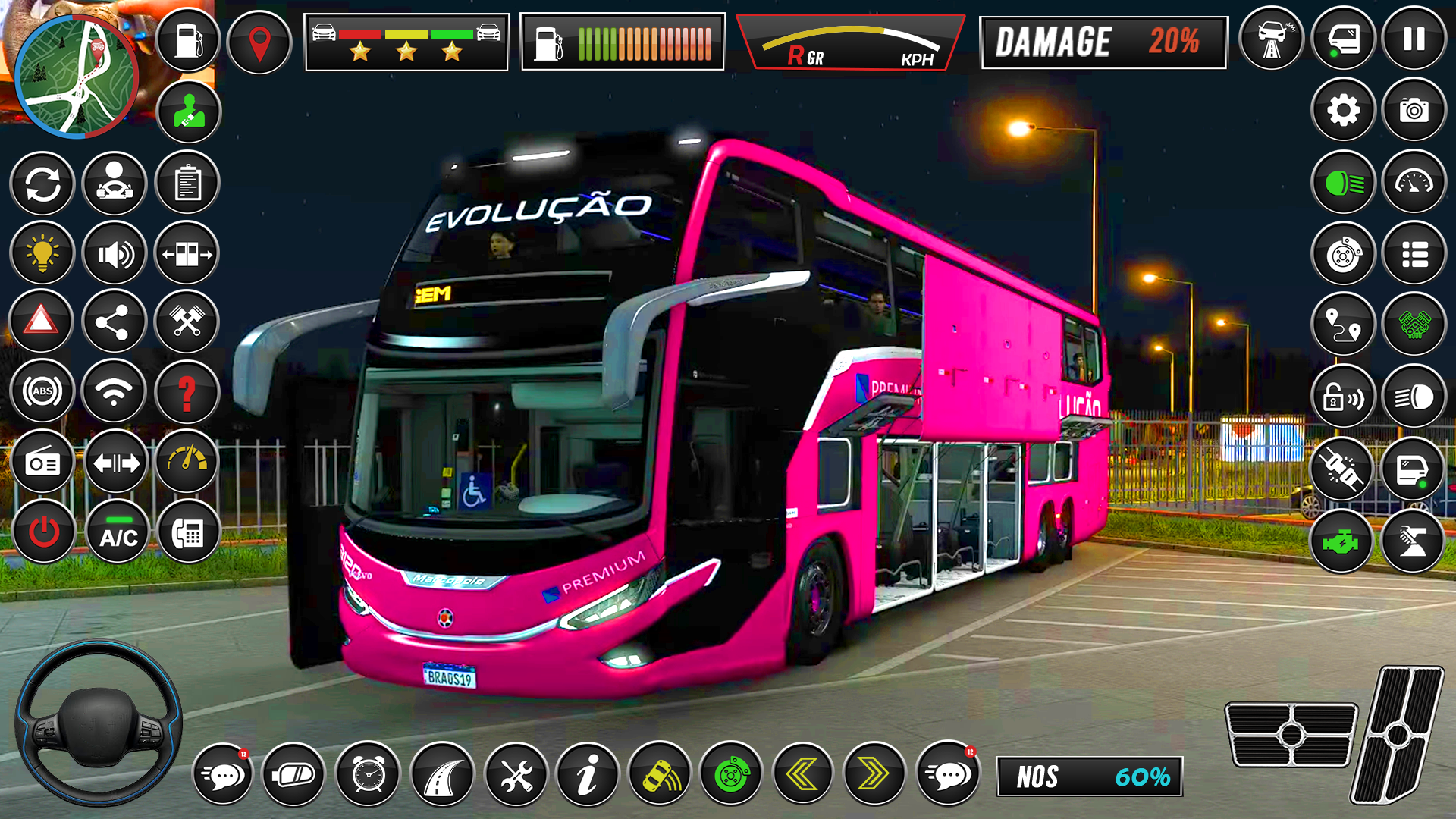 ユーロバス運転市バスゲームのキャプチャ