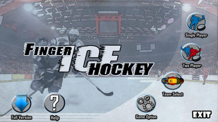Finger Ice Hockey ゲームのスクリーンショット