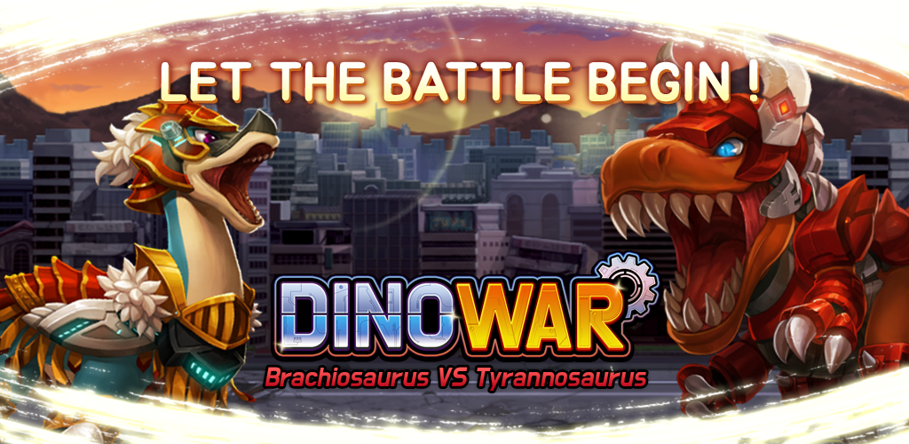 Banner of Dino King Arm VS Tiranno 