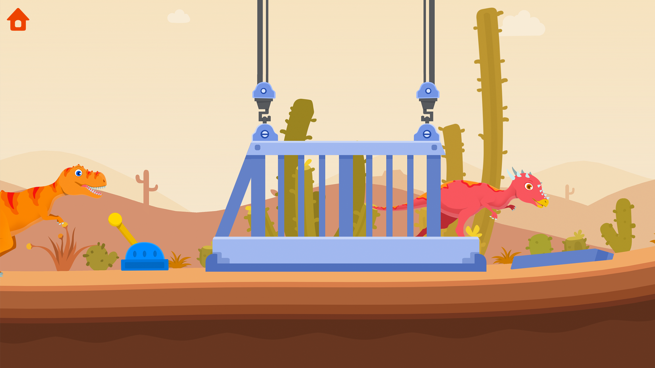 Скриншот игры Jurassic Rescue Dinosaur games