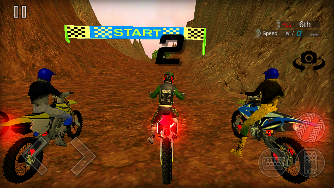 X Moto Speed Racing Game Screenshot