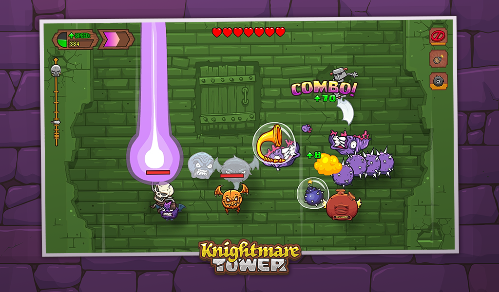 Knightmare Tower 게임 스크린 샷
