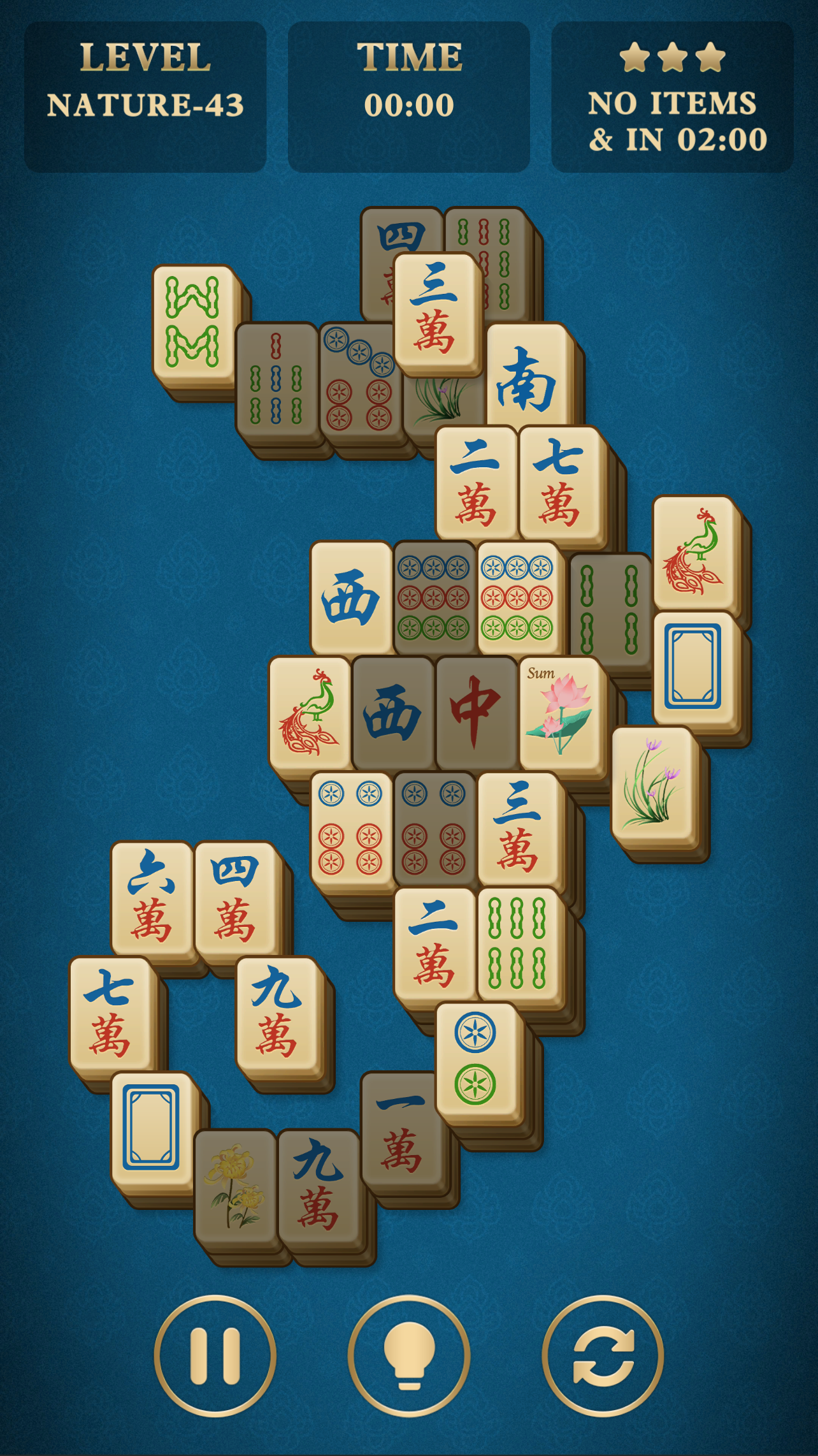 Mahjong Solitaire Game Screenshot
