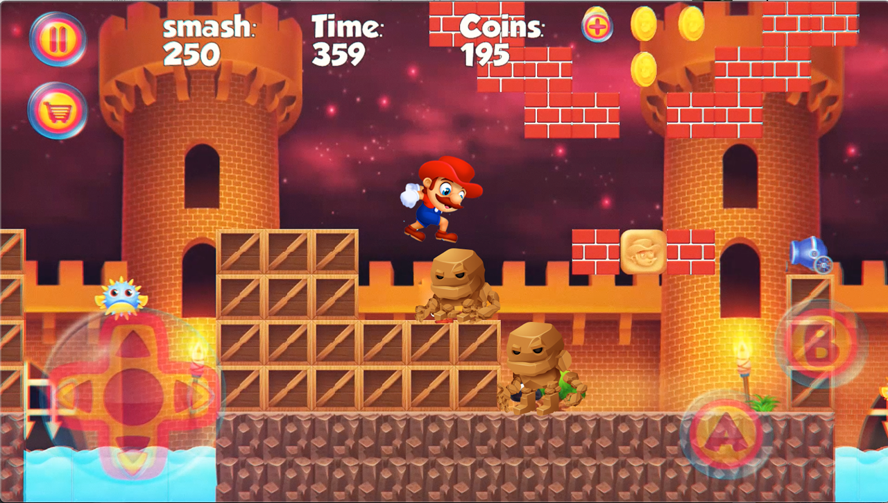 Cuplikan Layar Game Super Gino : New Running Games 2019