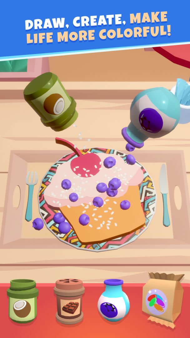 Pancake Coloring ภาพหน้าจอเกม