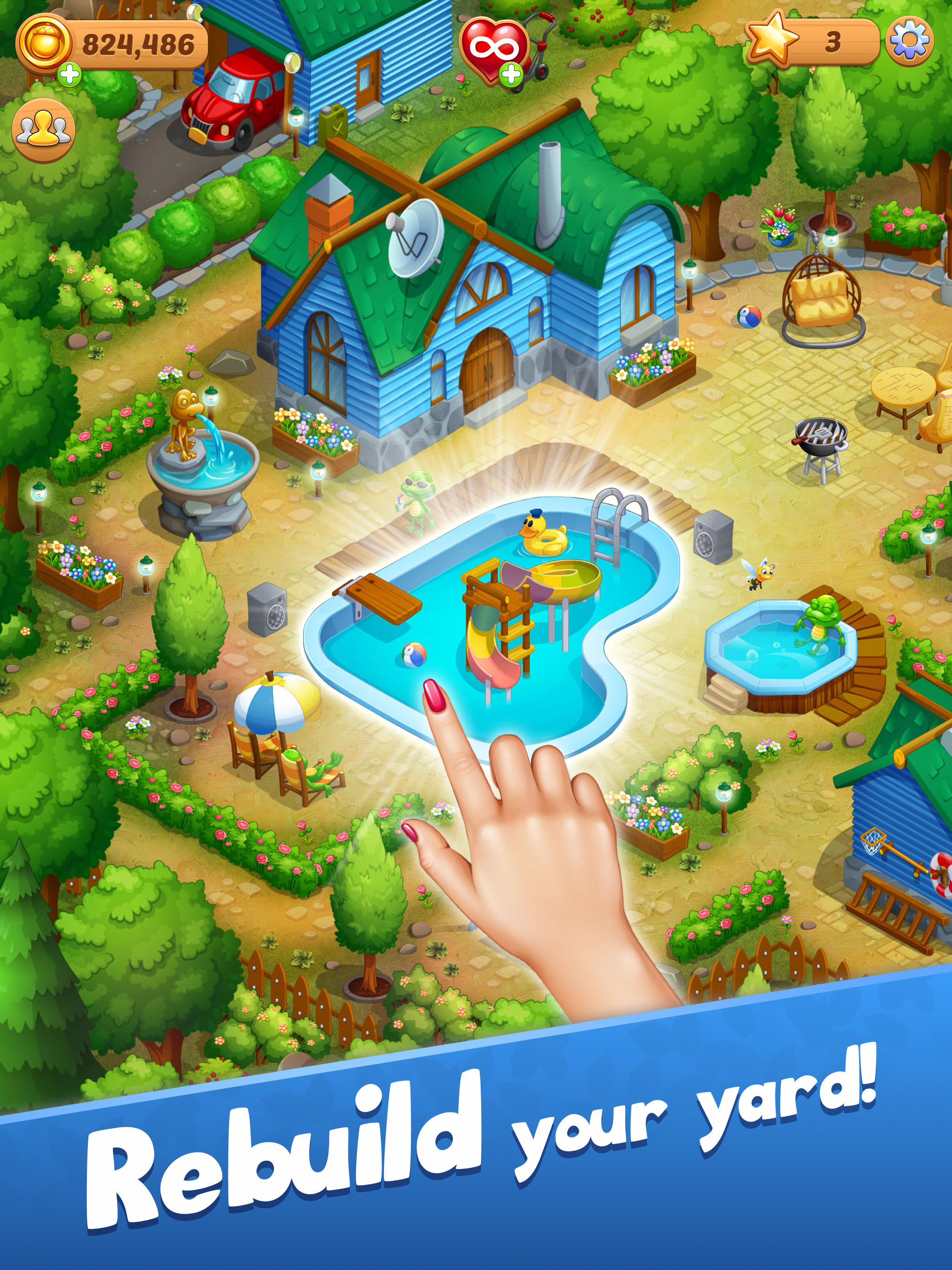 Cuplikan Layar Game Bubble Pop: Forest Rescue