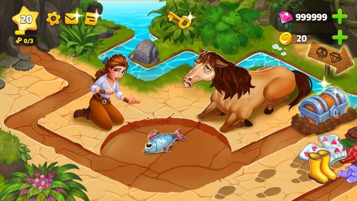 Captura de Tela do Jogo Island Hoppers: Fazenda