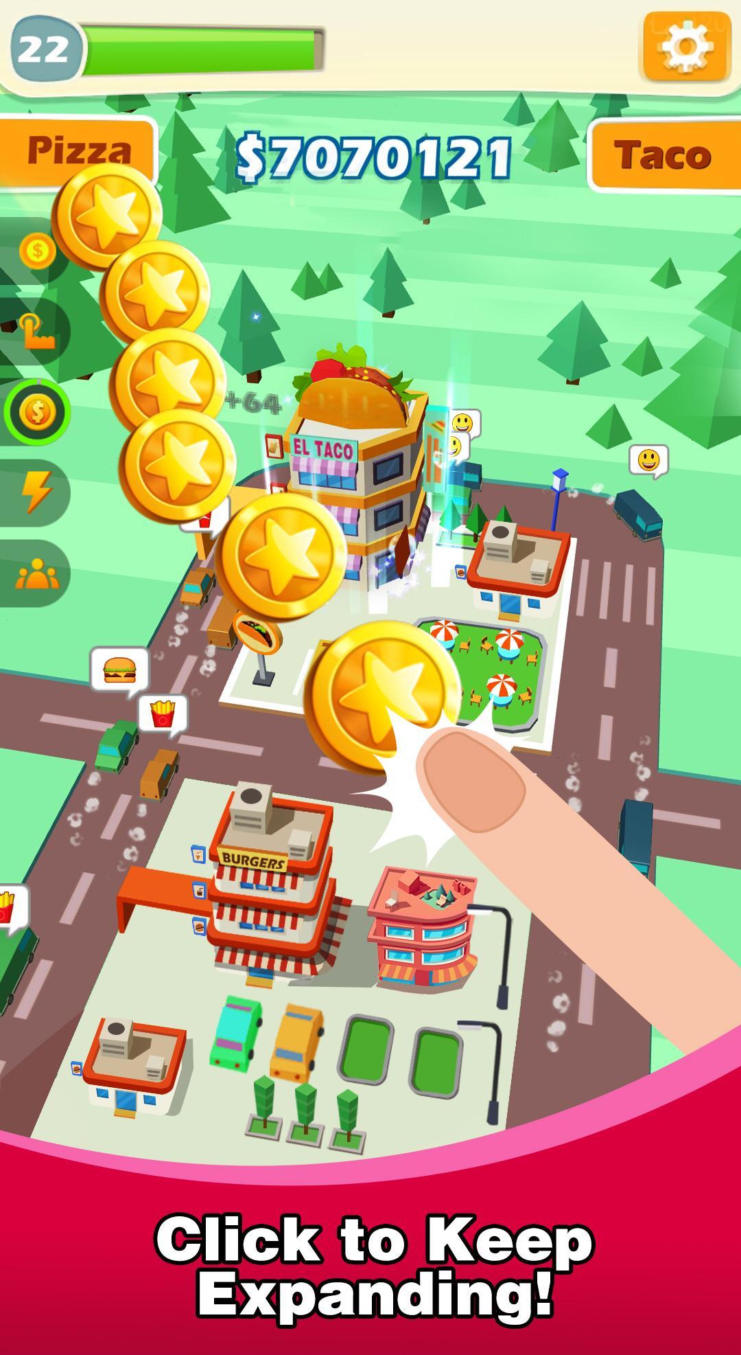 Drive In! -  Idle Tapper Game Game Screenshot