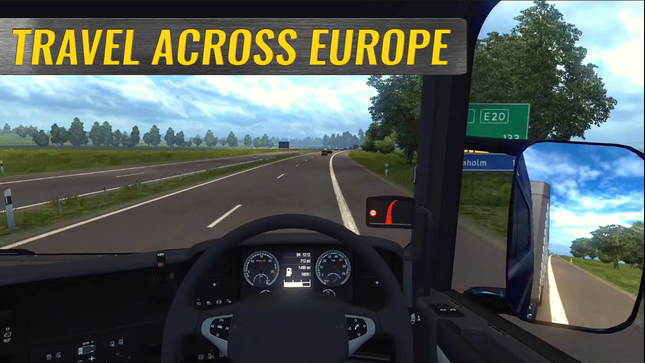 European Truck Simulator 게임 스크린샷