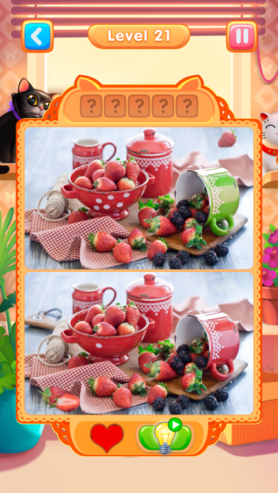 Meow - Find 5 Differences Game 게임 스크린샷