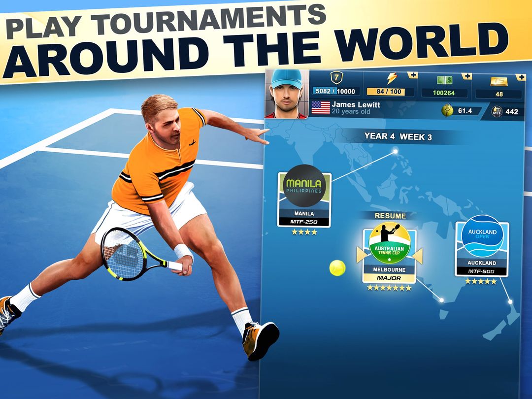 TOP SEED Tennis Manager 2024 screenshot game
