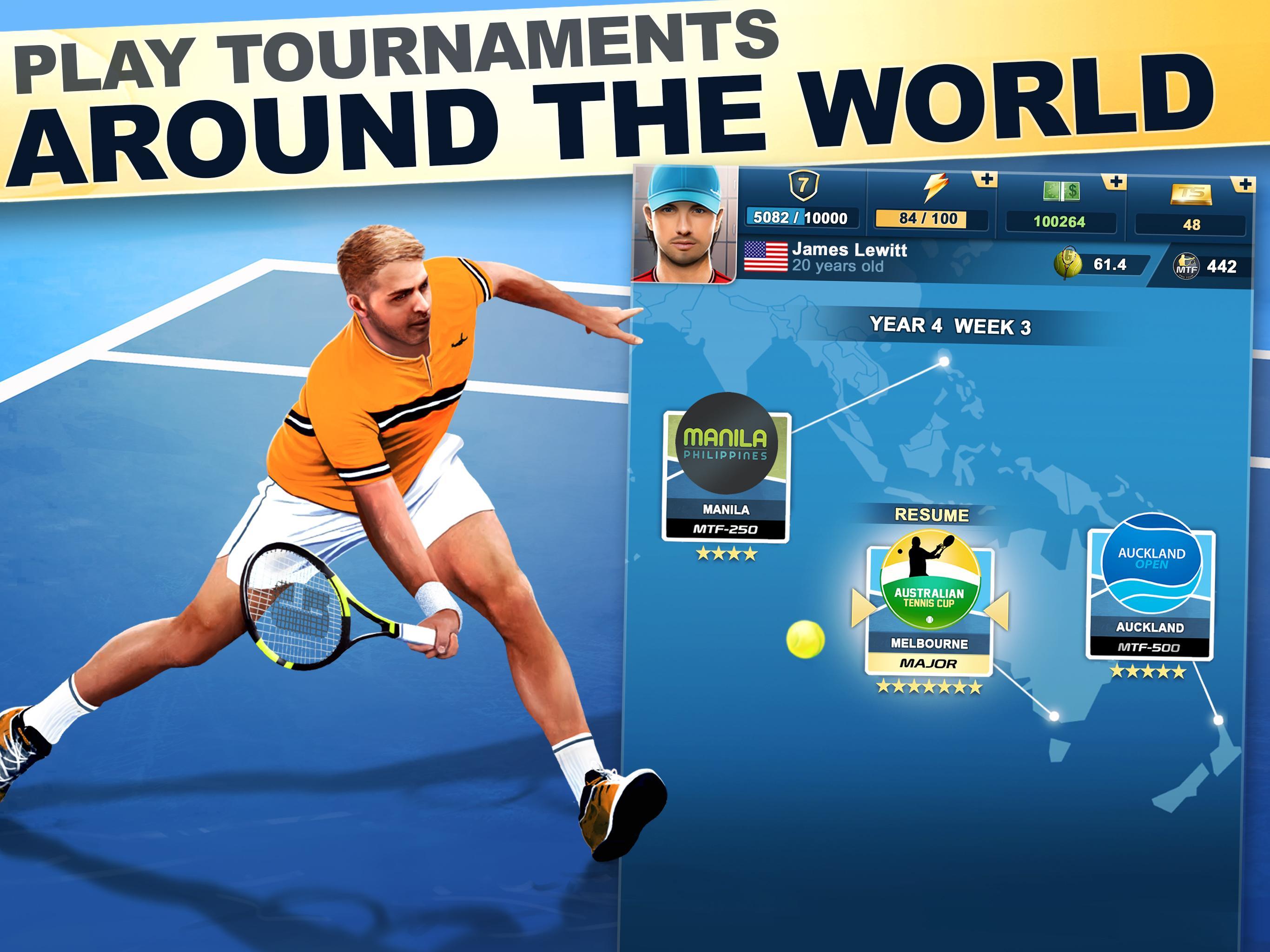 TOP SEED Tennis Manager 2026 Game Screenshot