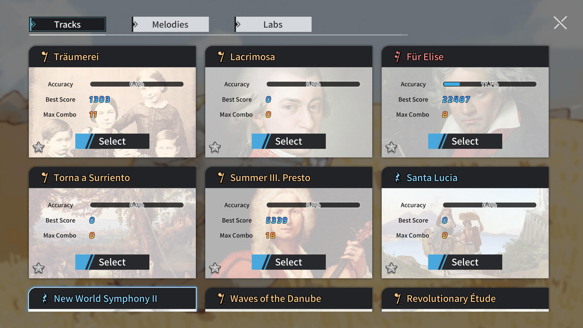 Mound of Music Game Screenshot