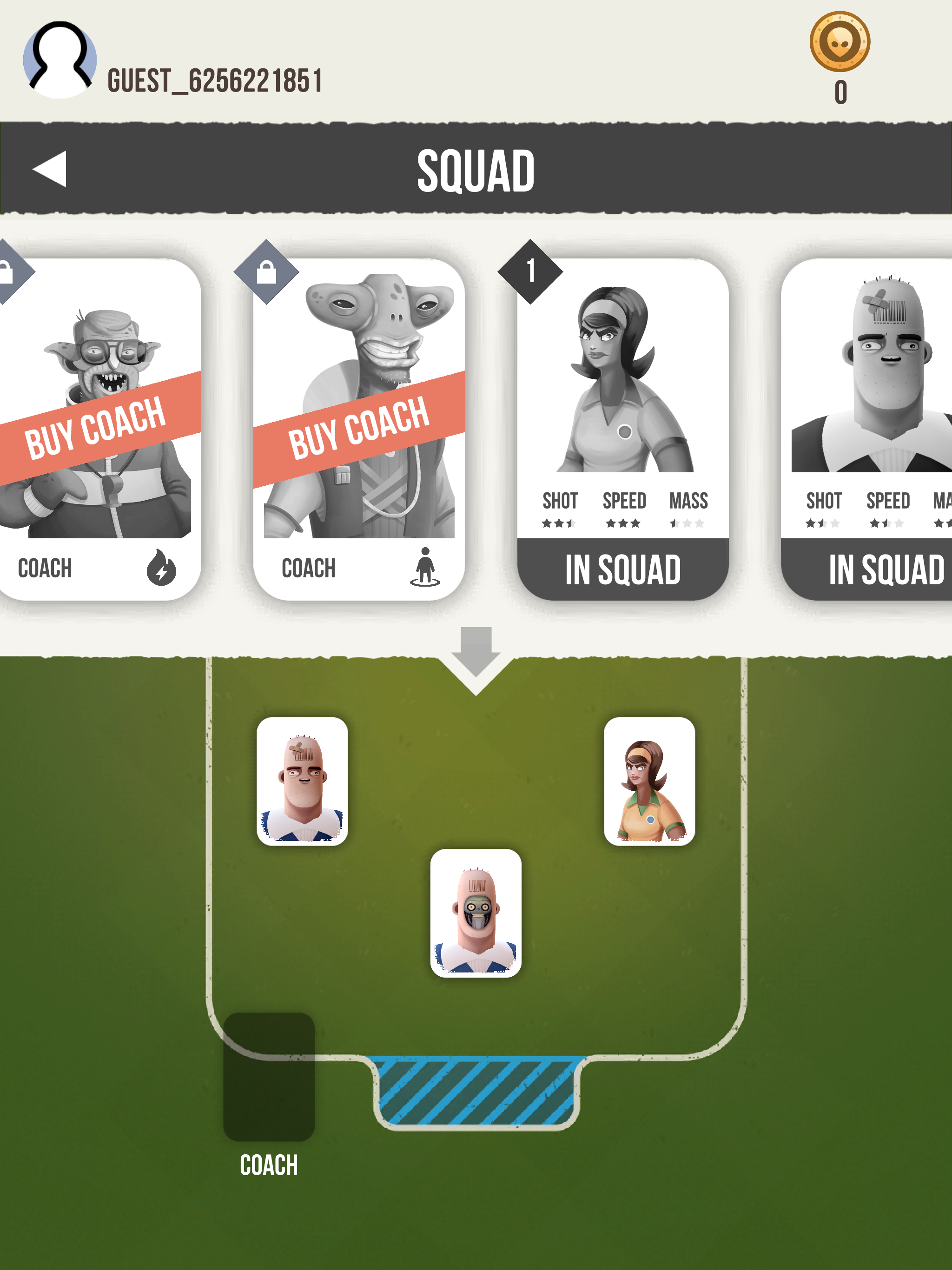 Pitch Invaders Game Screenshot