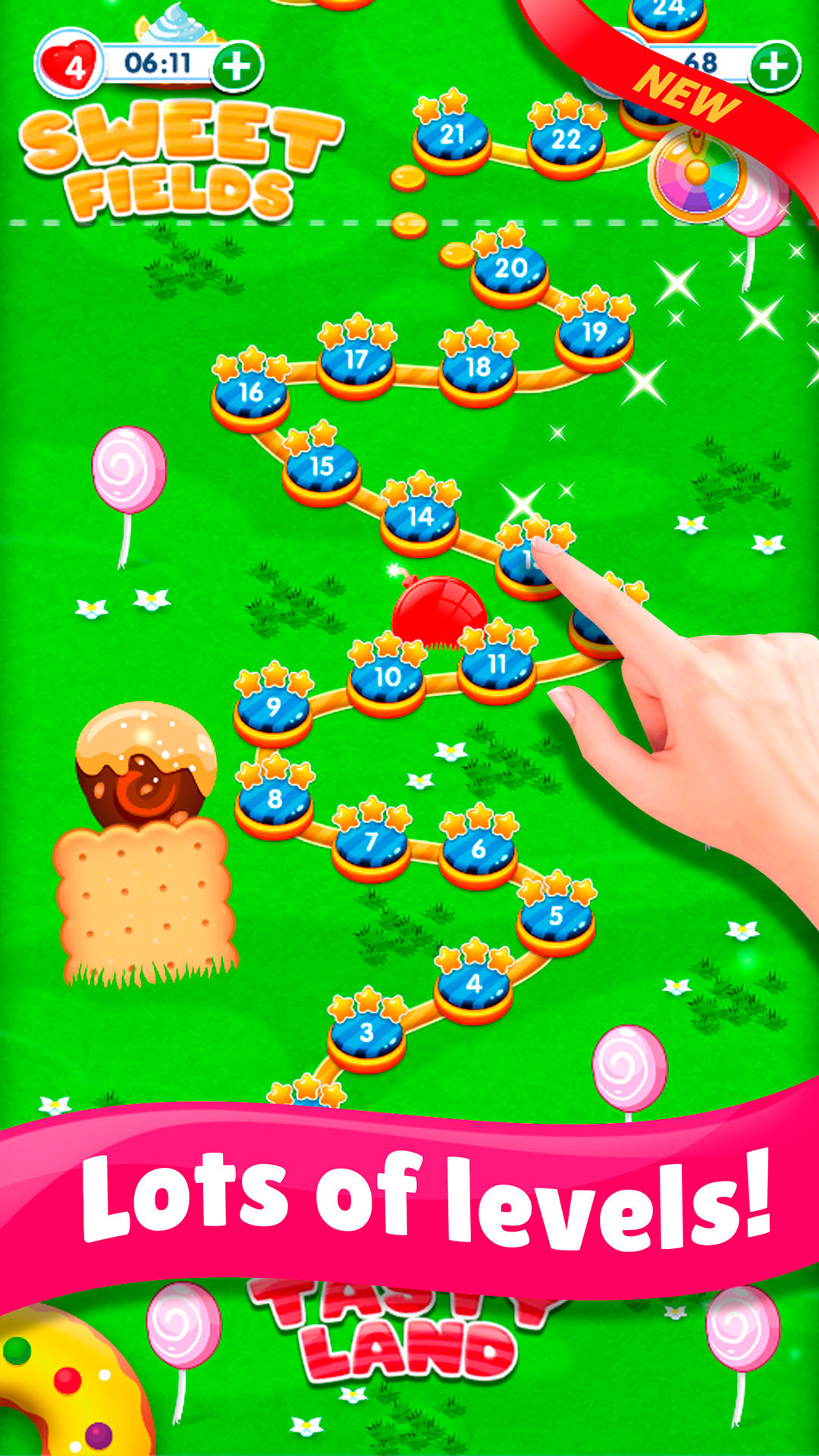Screenshot of Sweet Candy Sugar - Match 3