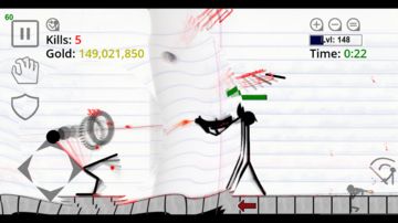 Stickman Physics Battle Arena Game Screenshot