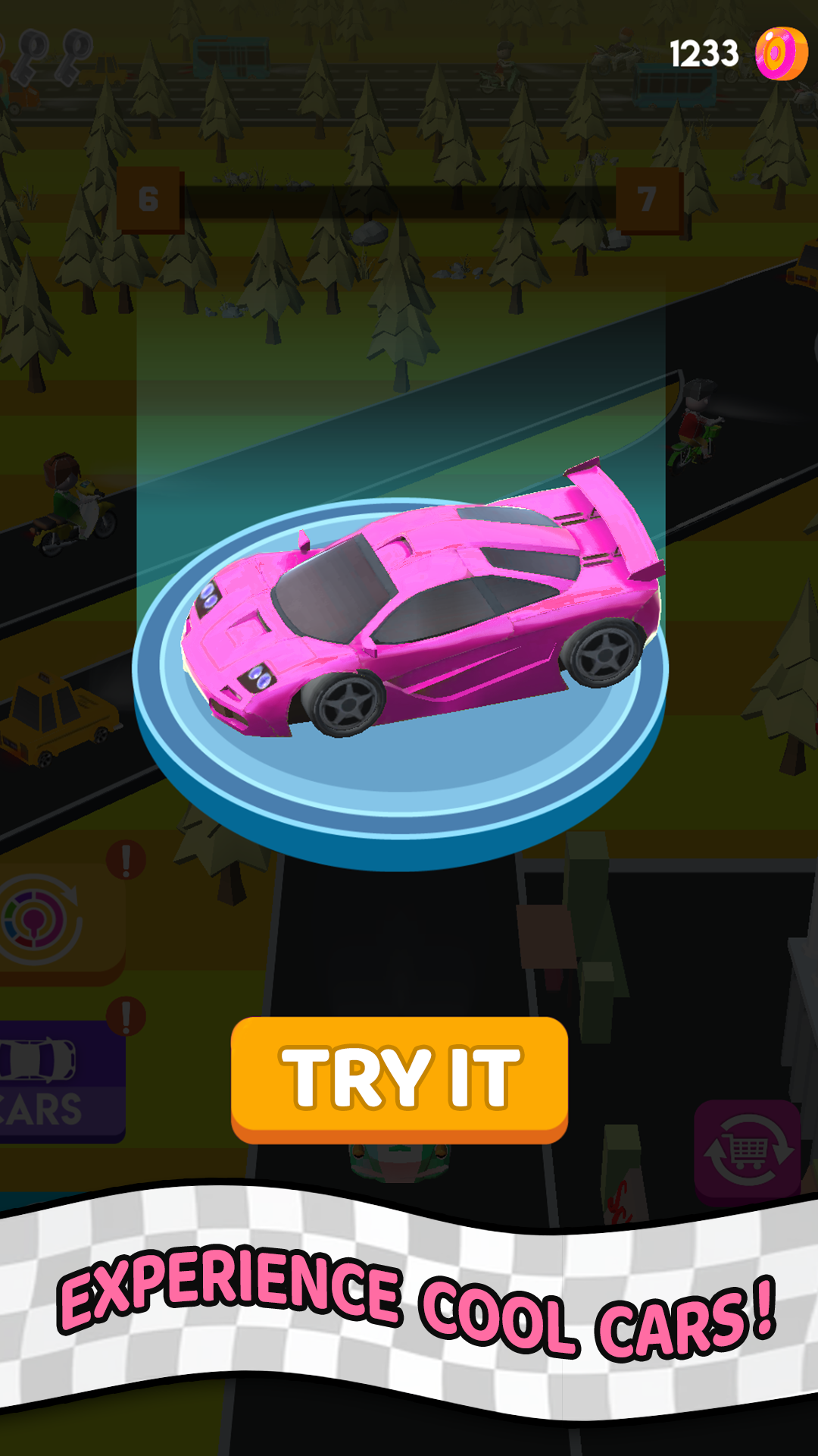 Highway Timing Game Screenshot