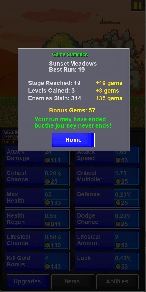 Screenshot 7 of Knights Run - Idle Roguelike 