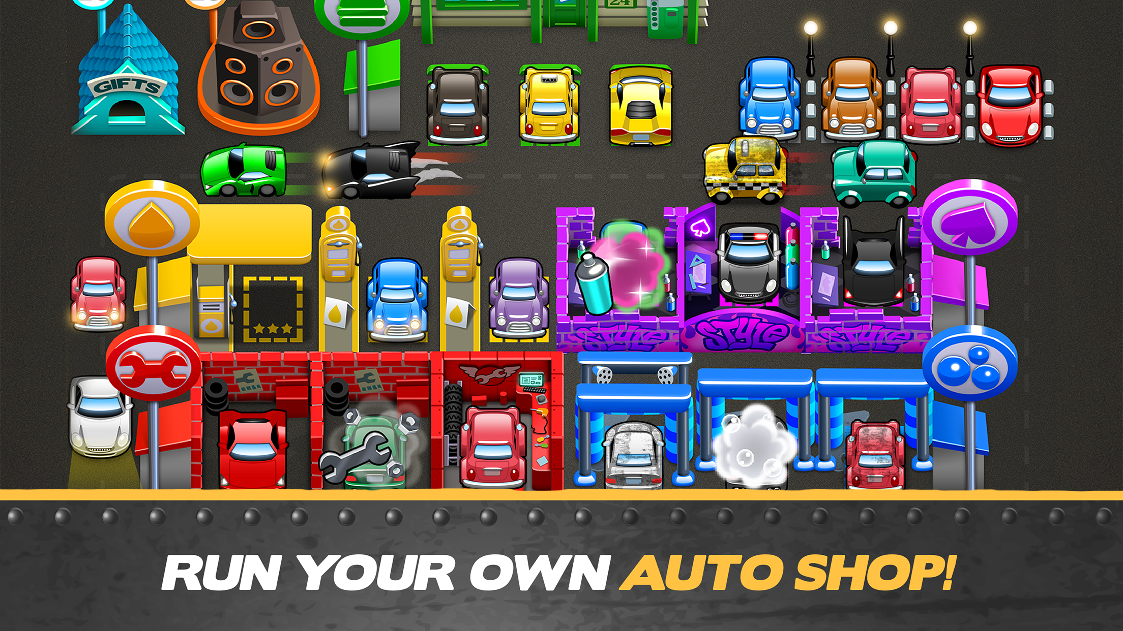 Screenshot 1 of Tiny Auto Shop: Car Wash Game 1.22.4