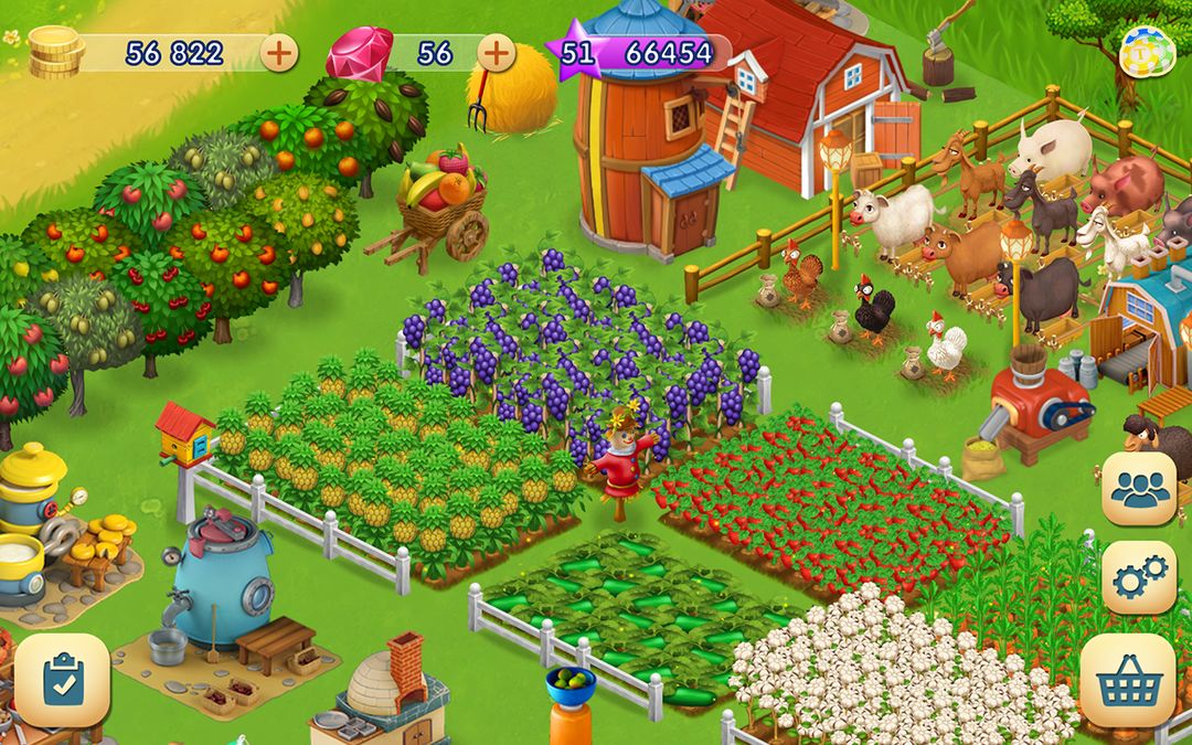 Sunny Farm: Adventure and Farming game 게임 스크린 샷