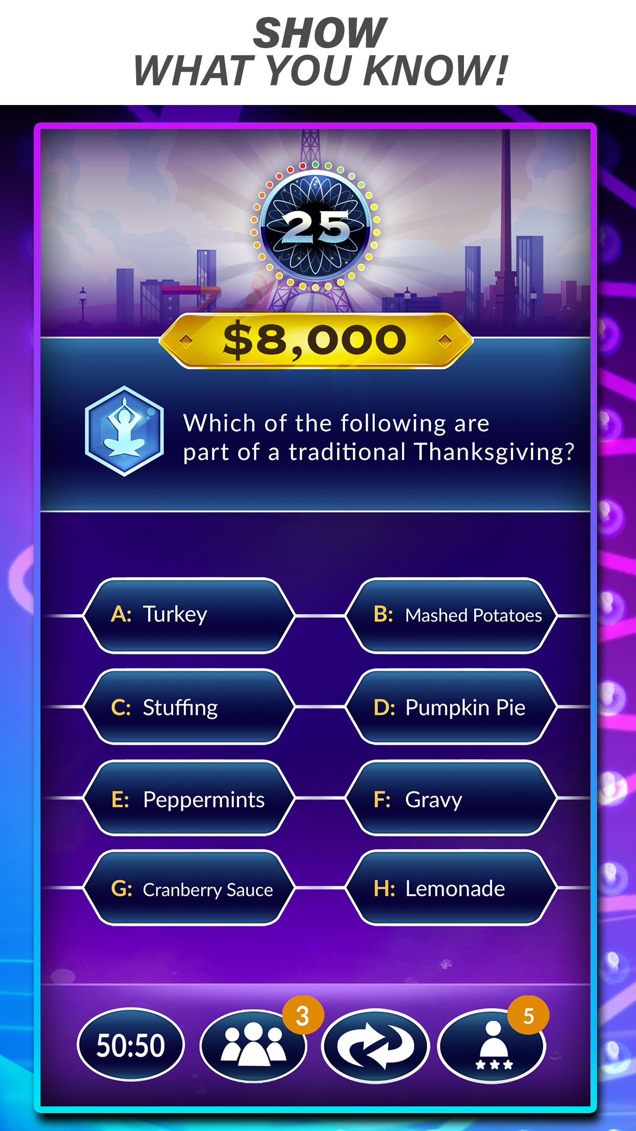 Official Millionaire Game Game Screenshot