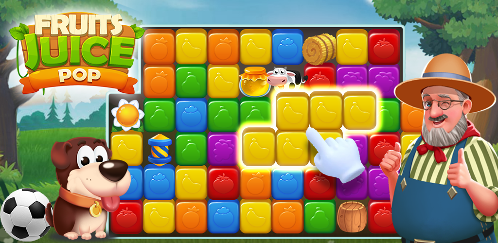 Banner of Fruit Cubes Blast - Tap Puzzle Legend 