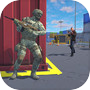 Battlefield fury: Gun shooting