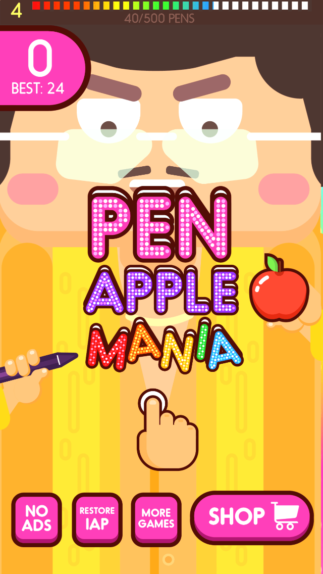 Pen Apple Mania! Game Screenshot