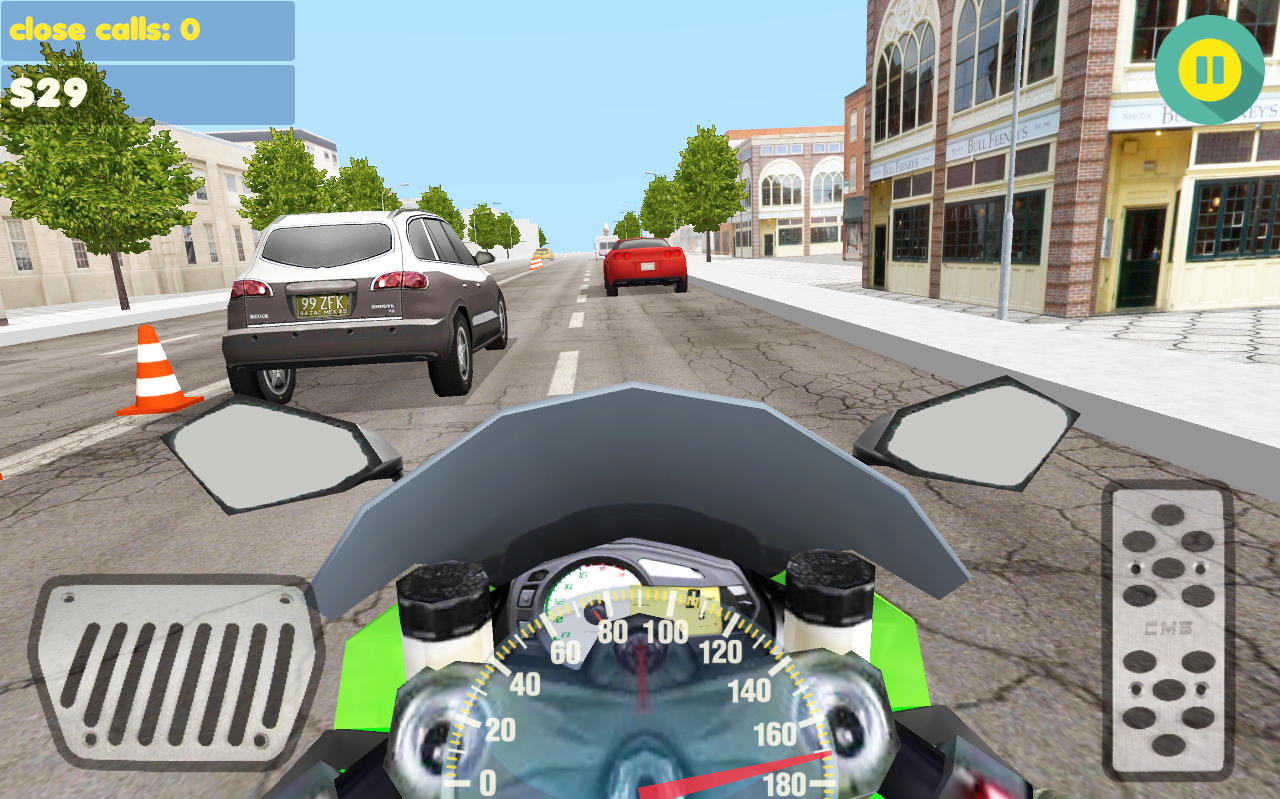 Moto Rider Game Screenshot