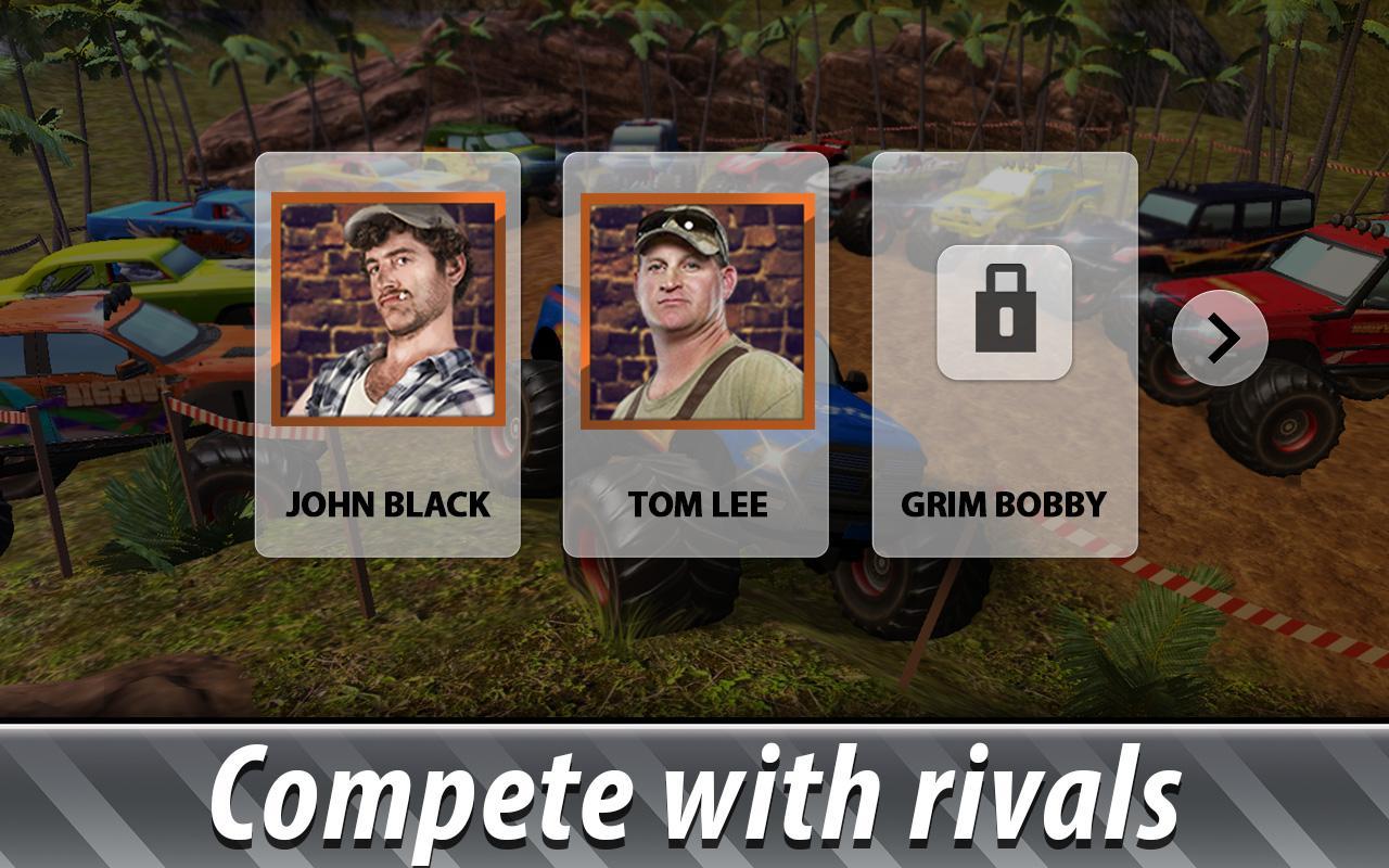 Monster Truck Offroad Rally 3D Game Screenshot