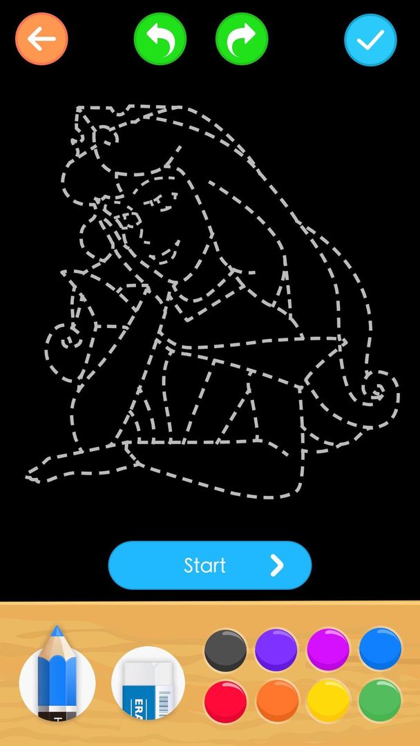 Screenshot of Learn to Draw Princess