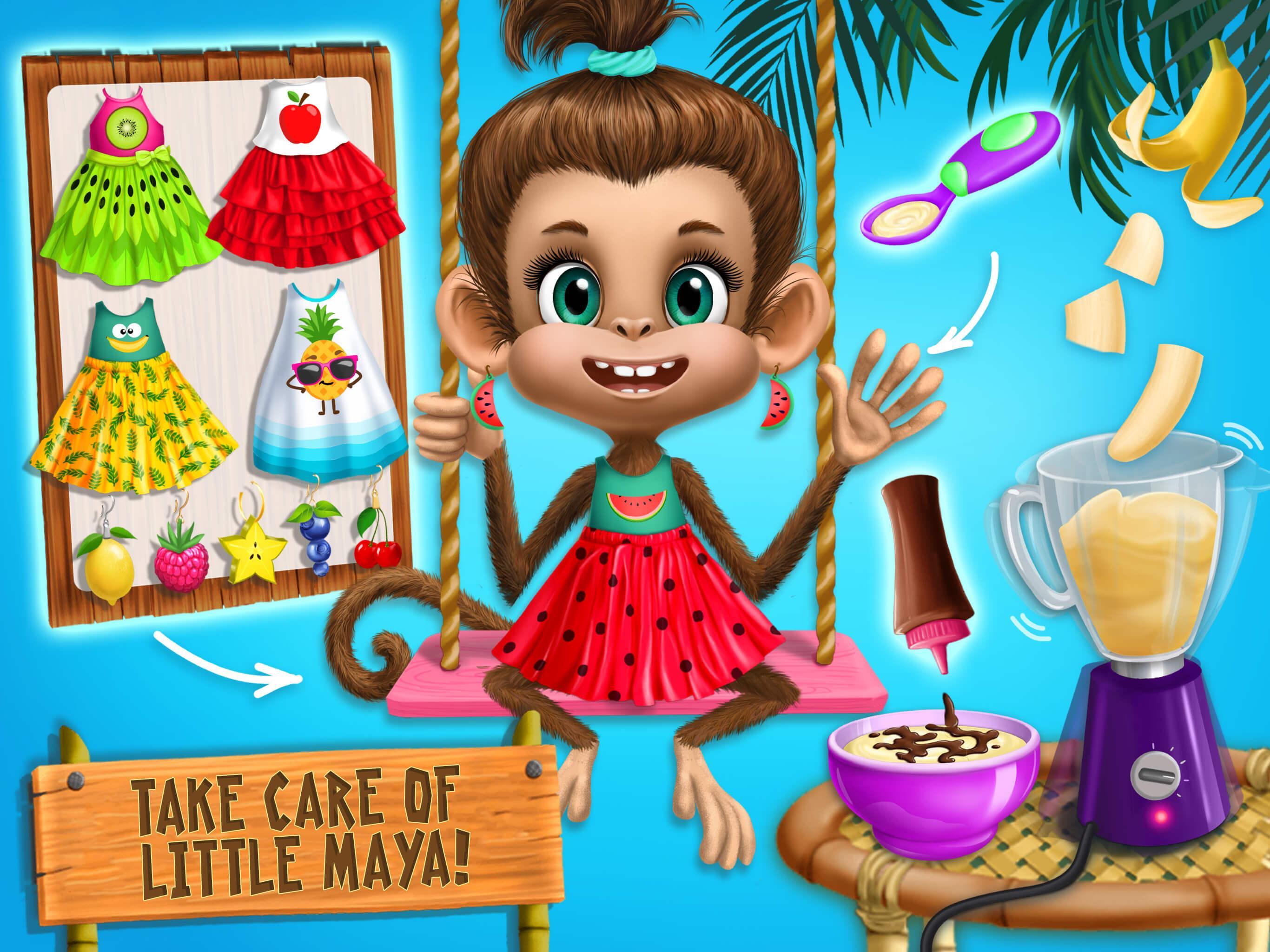 Jungle Animal Hair Salon 2 Game Screenshot