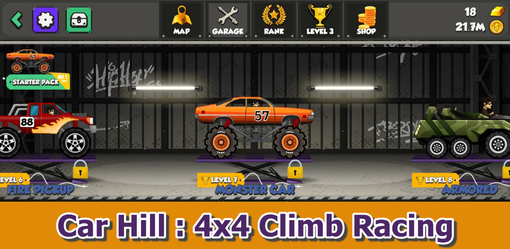Banner of Car Hill: 4x4 Climb Racing 1.2