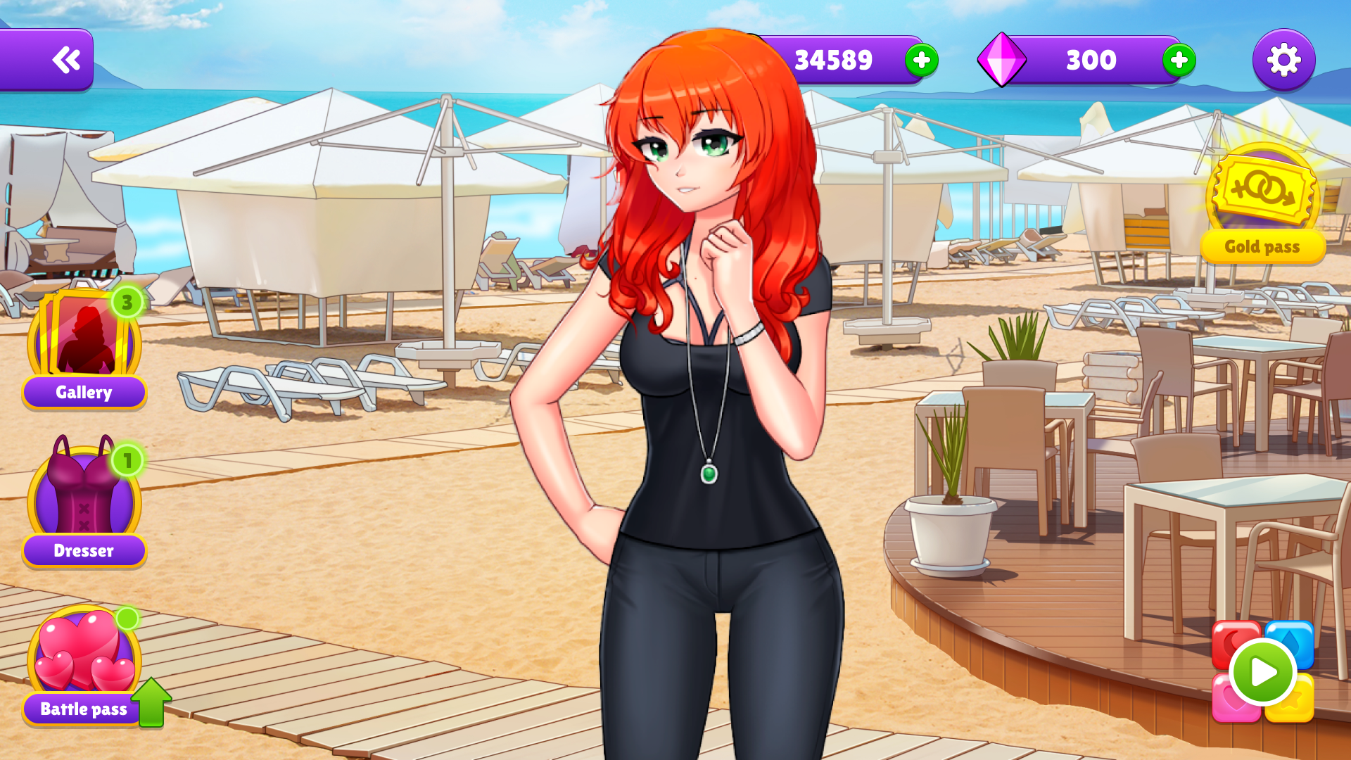 Screenshot of Passion Island: Anime Game