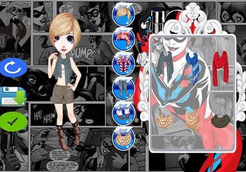 Dress Up Game For Harley Quinn Game Screenshot
