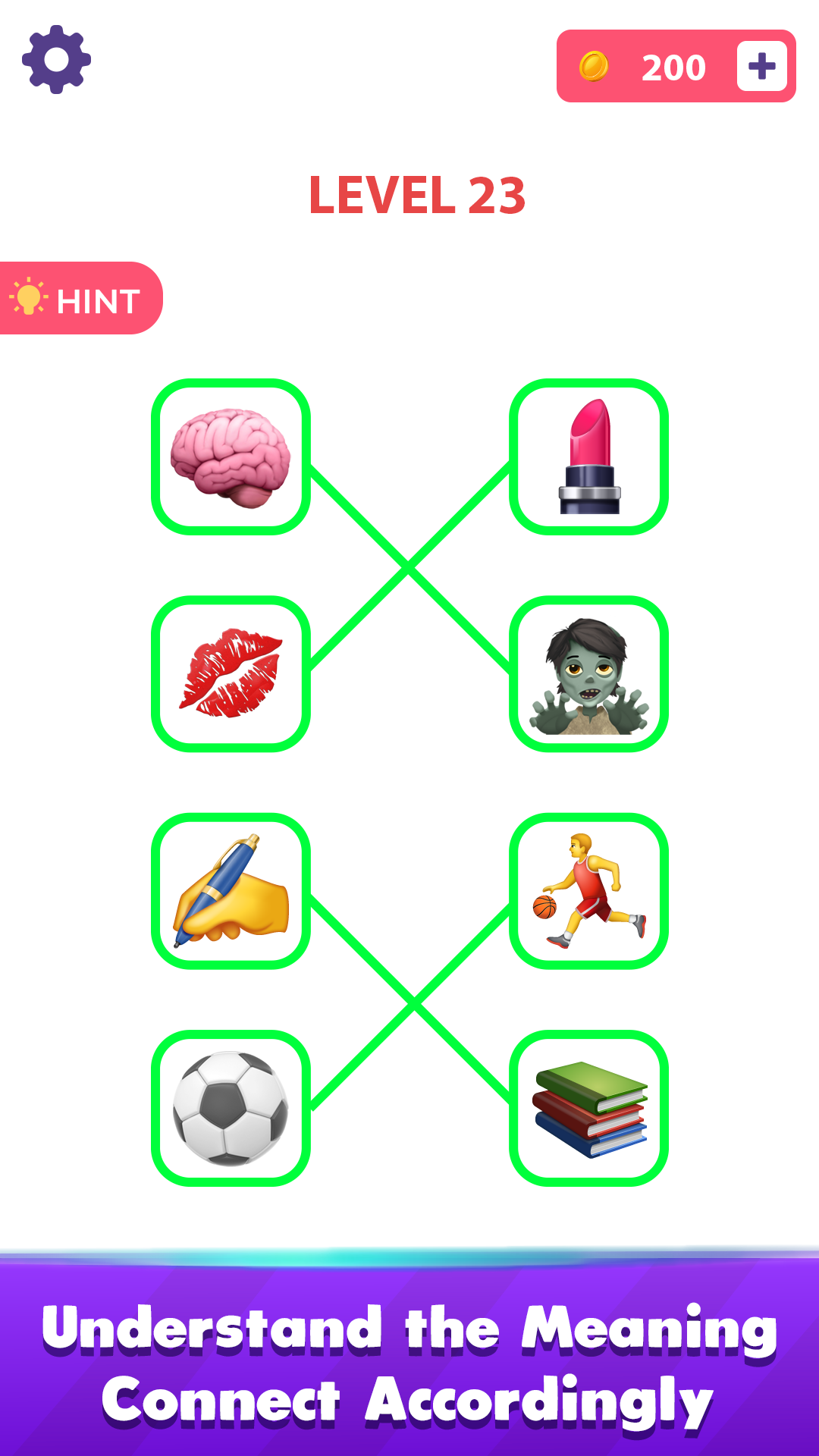 Emoji Challenge Match Puzzle Game Screenshot